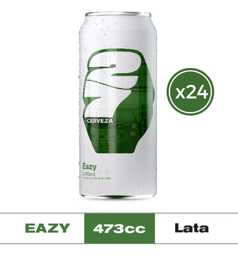 Cerveza 27 Eazy Rubia 473ml Pack X 24 Uni