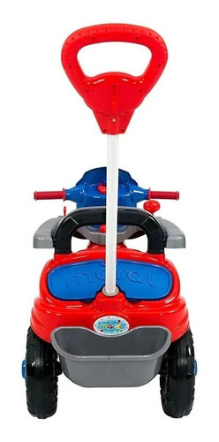 Imagem 4 de 5 de Carrinho Passeio Pedal Empurrador Triciclo Baby City Spider