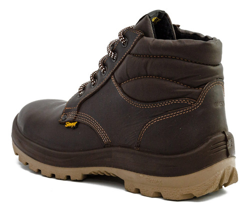 Botin Seguridad Gamax 113 Punta Pvc Cuero Flor Dieléctrico