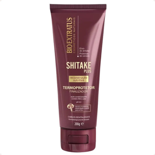 Kit Shitake Plus Com Finalizador Spray Elixir Bio Extratus