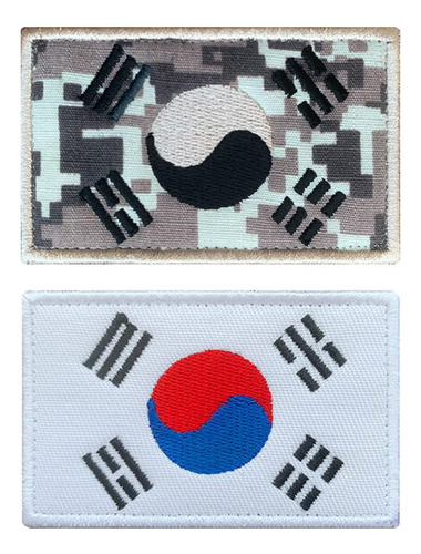 Parche Táctico De Bandera De República De Corea, 2 Pi...