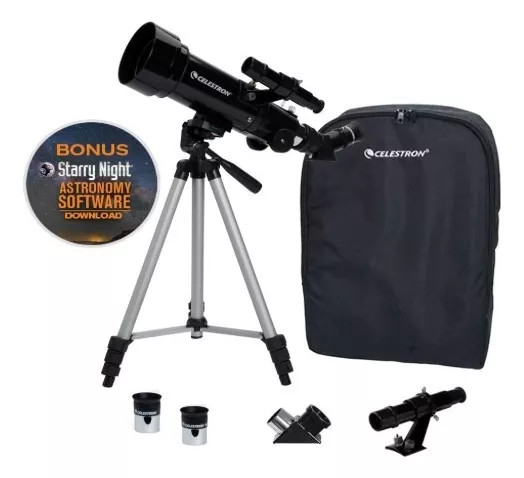 Primera imagen para búsqueda de celestron travel scope 70 telescopio