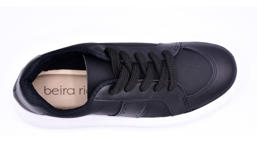 Zapatilla Urbana Negra Con Plataforma Mujer Beira Rio