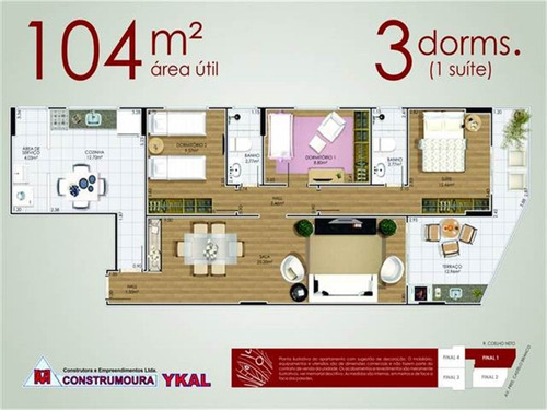 Imagem 10 de 19 de Apartamento - Venda - Solemar - Praia Grande - Img114