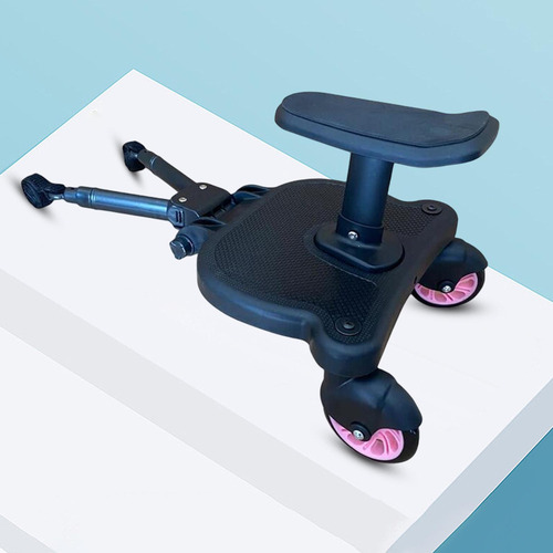 Adaptador De Pedal Para Cochecito De Niños, Rueda Rosa