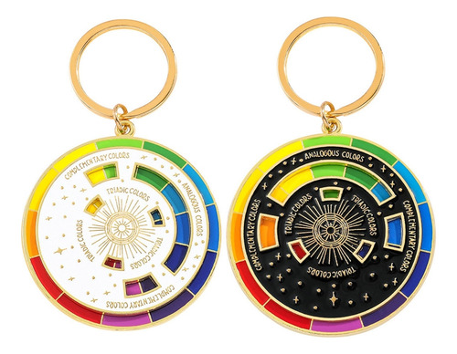 Llavero Colgante Con Forma De Rueda (bk), Accesorio Moderno