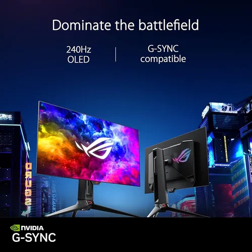 Monitor Asus Rog Swift 27 Oled 240hz Qhd G-sync 0.03ms