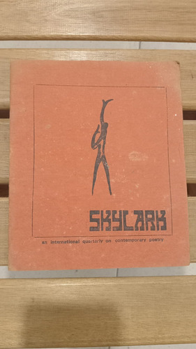 Skylark 34. Editor Baldev Mirza. Revista De Poesía En Inglés (Usado)