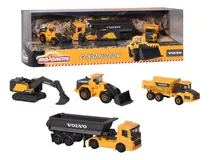Comprar Juguete X4 Camiones Construccion Volvo Majorette Para Niños