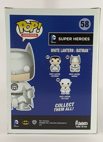Funko Pop Batman White Lantern Glow Dc (Usado)