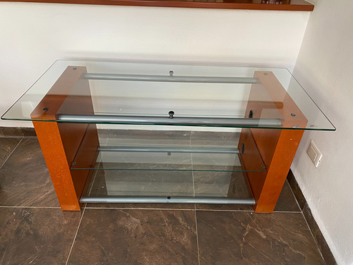 Mueble Para Tv Bell'o: Estilo Elegante | Solo Cancún Madera Color Roble (Usado)