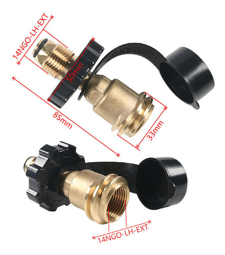 Adaptador De Tanque De Propano Adaptador Qcc, Conector Qcc1