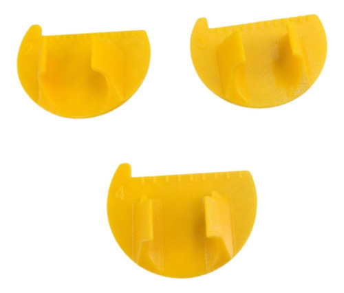 Regla De Acolchado De Calibre De Calibre De Costura Amarillo