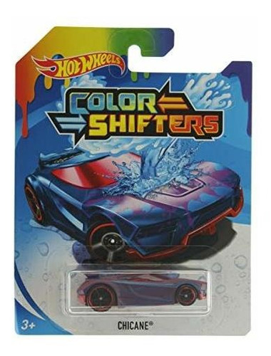 Cambio De Color De Hot Wheels Azul / Violeta Chicane En Fund