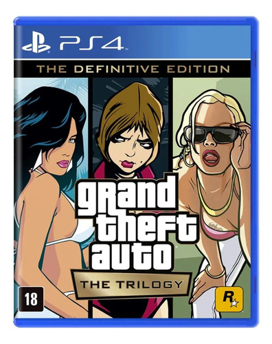 Grand Theft Auto The Trilogy - Midia Fisica Ps4 Novo 