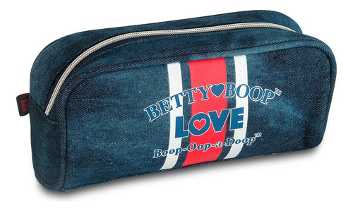 Estojo Necessaire Feminino Betty Boop - Bp2203 Cor Azul