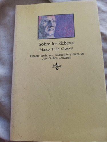 Sobre Los Deberes. Marco Tulio Cicerón.