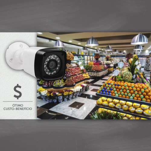 Imagem 6 de 6 de Kit 2 Cameras Seguranca 2mp Full Hd Dvr Intelbras 1104 S/ Hd