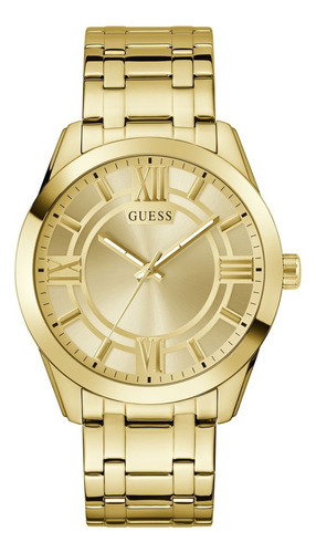 Reloj Acero Inoxidable Guess Elliot Dorado Hombre