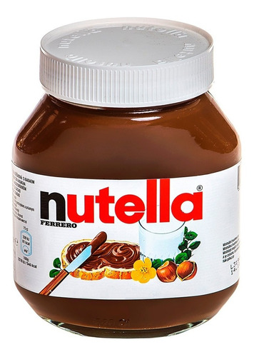 Chocolate Italiano Importado Ferrero® Nutella 750gr Grande