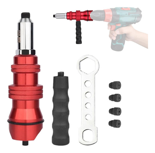 Adaptador Inalámbrico Para Taladrar Y Remachar, Taladro Eléc