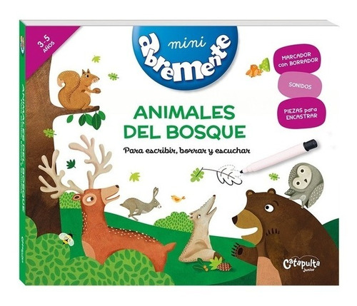 Abremente Mini - Los Animales Del Bosque - Catapulta - Libro