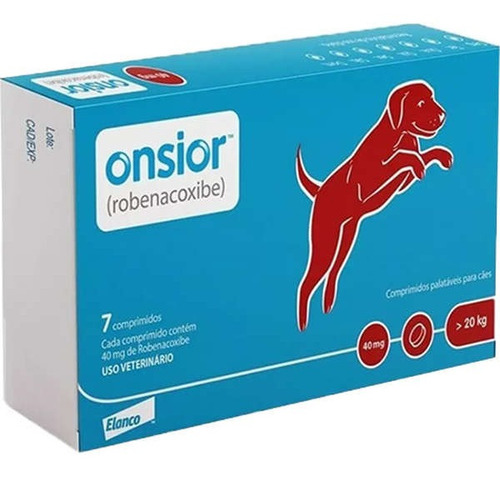 Onsior 40mg P/ Cães Acima 20 Kg - Elanco - Envio Imediato.