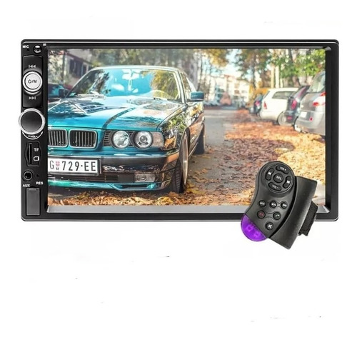 Reproductor De Pantalla Doble Din 7 Pulgadas Bluetooth Usb