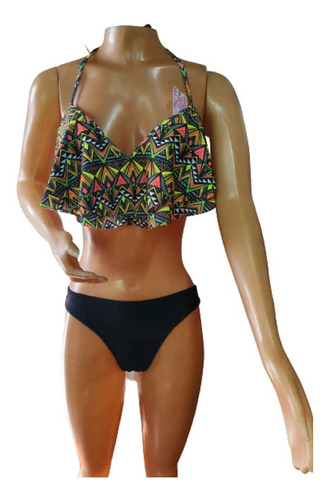Bikini Libora, Talle 3 Y 4 , Estampada Soft Con Aro 