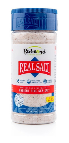 Redmond Real Salt  Sal De Mar Fina Ancestral 284g