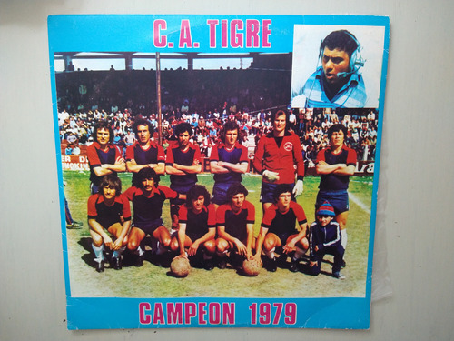 Tigre Campeón 1 °b 1979 Disco Vinilo Relatos Jorge Bullrrich