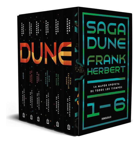 Libro: Saga Dune 1-6. La Mayor Epopeya De Todos Los Tiempos.