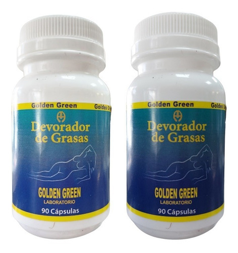 Pack 2 Devorador De Grasas 90 Capsulas Golden Green 