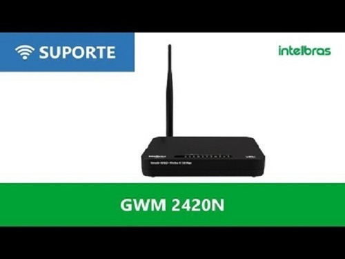 Roteador Adsl 2+ Wireless N150 Mbps Intelbras Preto 4 Portas