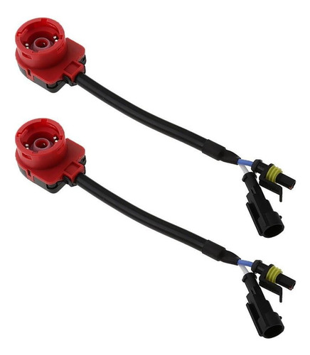 2pcs Adaptador Enchufe Hid Conector Convertidor De Cable