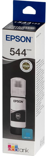 Garrafa De Tinta Epson Preta T544 Compatível Com Ecotank