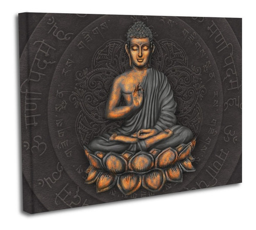 Cuadro Lienzo Canvas 80x120cm Representacion Buda Arte