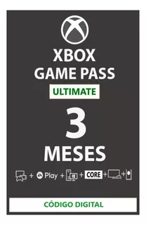 Game Pass Ultimate 3 Meses Completos 90 Dias