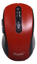 Comprar Ratón Inalámbrico Ergonómico Recargable Mouse Inalámbrico Rojo