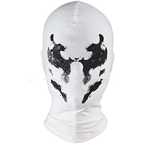 Disfraz De Algodón Blanco Rorschach De Watchmen Cospla...