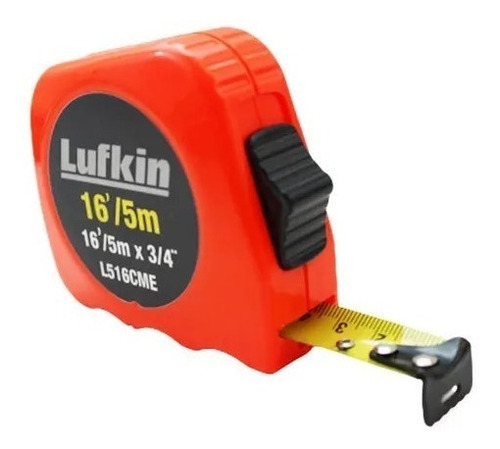 Imagem 2 de 3 de Trena De Aço 5 Metros Com Trava L516cme Lufkin