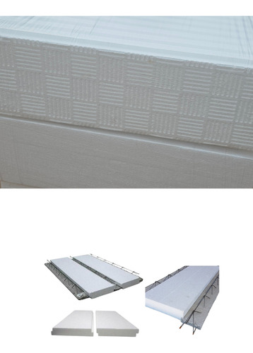 Bloco De Isopor Eps Para Laje 100x33x11cm - 7 Unidades