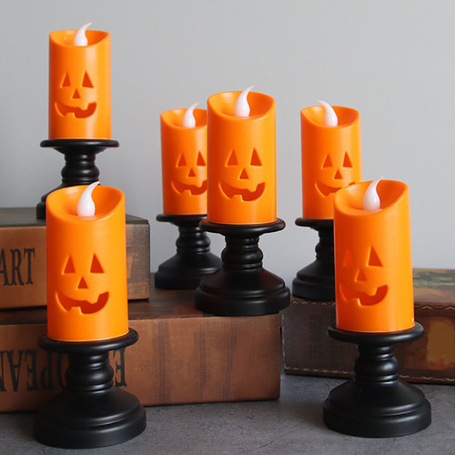 Vela Led De Halloween, Decoración De Halloween, Pum-pkin Lan