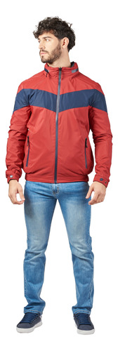 Campera Rompeviento Nautic Red Oxford Polo Club