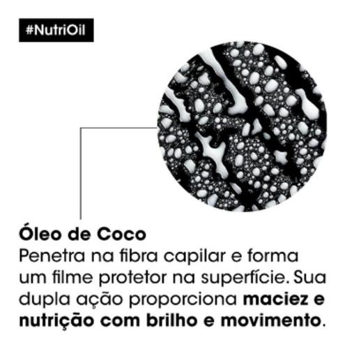 Kit Loreal Nutrioil Shampoo 1.5l + Mascara 500gr