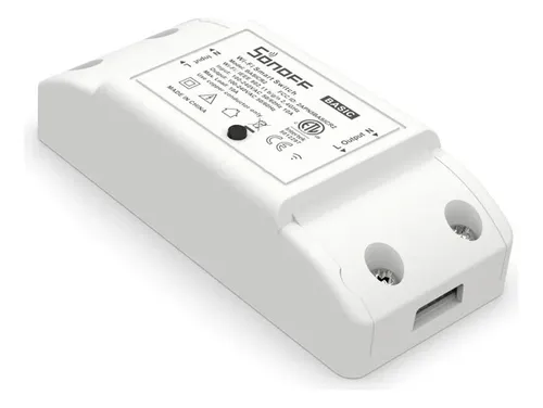 comprar Interruptor Sonoff Smart Switch Basic R2 Inteligente Wifi 2.4Ghz Automatizacion Hogar Domotica IoT Control Por App Ewelink