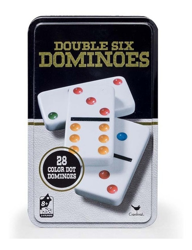 Domino De Colores En Lata Original Spin Master 98405