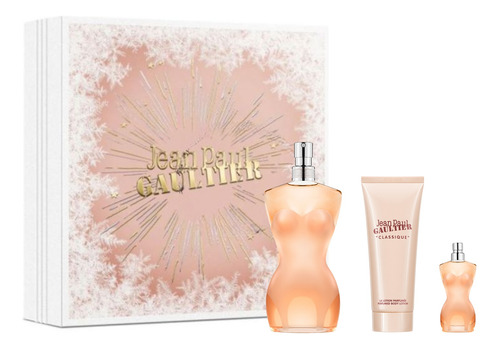 Perfume Jean Paul Gaultier Set Edt 100ml+ 6ml+ 75ml Bl Mujer