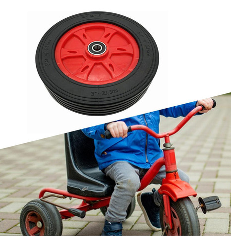 . Tiratorio De De Los Niños Neumático De Rueda Trasera Rojo