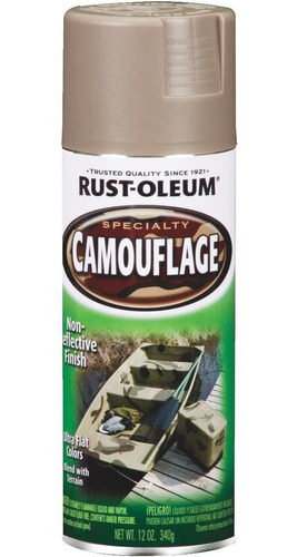 Pintura Aerosol Camuflado Mate Khaki 340g Rust Oleum